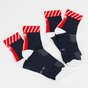 Ponožky Champion 2Pack Shock Absorber navy / biele / červené