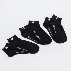 Ponožky Champion 3 Pack Ankle Socks čierne
