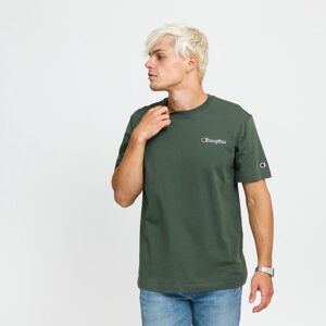 Tričko s krátkym rukávom Champion Crewneck T-Shirt olivové