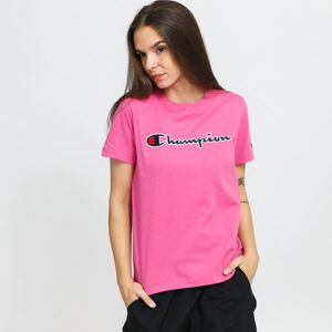 Dámske tričko Champion Crewneck T-Shirt tmavě růžové