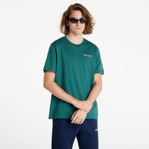 Tričko s krátkym rukávom Champion Crewneck T-Shirt zelené / vínové