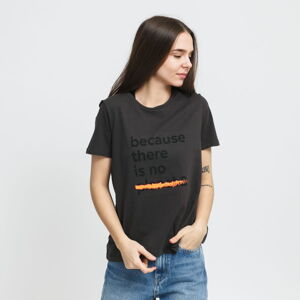Dámske tričko Ecoalf W Becausalf Underlined T-shirt Dark Grey