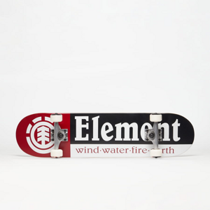 Skateboard Element Section Skateboard čierny / červený