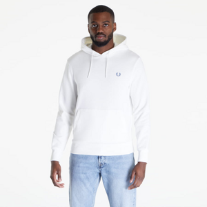 Mikina FRED PERRY Laurel Wreath Hooded Sweatshirt Snow White