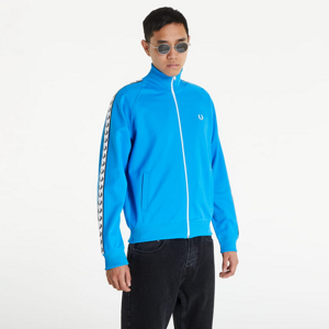 Mikina FRED PERRY Taped Laurel Track Top modrý