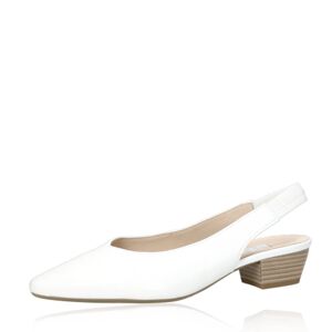 Gabor dámske kožené sandále - biele - 37.5