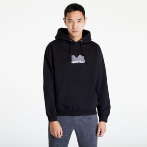 Mikina Gramicci Yosemite Embroidered Hooded Sweatshirt Black