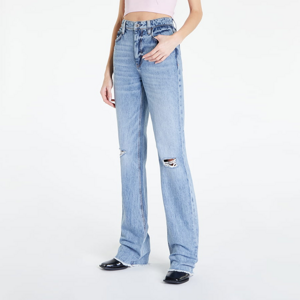 Dámske jeans GUESS 80S Straight Jeans Modré