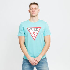 Tričko s krátkym rukávom GUESS M Triangle Logo Tee modré
