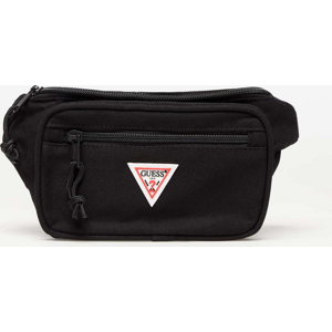 Ľadvinka GUESS Triangle logo belt bag čierna