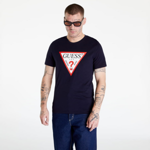 Tričko s krátkym rukávom GUESS Triangle Logo T-shirt Navy