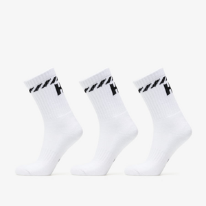 Ponožky Helly Hansen Cotton Sport Sock 3-Pack Bílé