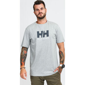 Tričko s krátkym rukávom Helly Hansen Logo T-Shirt šedé