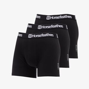 Horsefeathers Dynasty 3-Pack Boxer Shorts Black