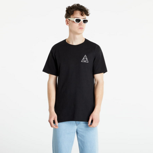 Pánske tričko HUF Essentials Triple Triangle T-Shirt Černé