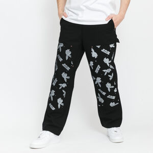 Jeans HUF X Playboy Vvs Double Knee Pant black / red