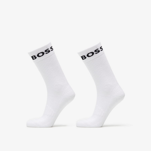 Ponožky Hugo Boss 2-Pack of Quarter-Length Socks in Stretch Fabric cwhite
