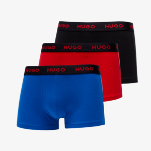 Hugo Boss 3-Pack Of Logo-Waistband Trunks Čierne/Červené/Modré