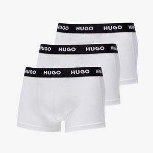 Hugo Boss 3-Pack Of Logo-Waistband Trunks White