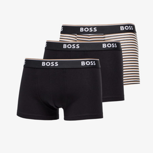 Hugo Boss 3-Pack of Stretch-Cotton Trunks With Logo Waistbands black stone washed no length