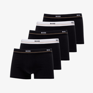 Hugo Boss 5-Pack of Stretch-Cotton Trunks With Logo Waistbands