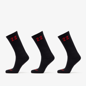 Ponožky Jordan ESSENTIALS CREW SOCKS (3 PAIRS) čierne