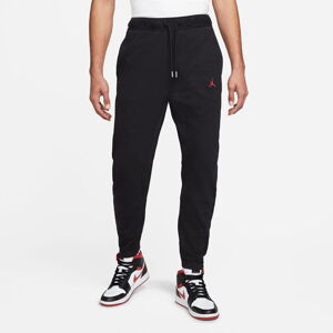 Nohavice Jordan Essentials Men's Warmup Pants Black/ Gym Red