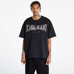 Pánske tričko Karl Kani College Signature Heavy Jersey Boxy Tee Black