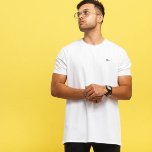 Tričko s krátkym rukávom LACOSTE Base T-shirt biele