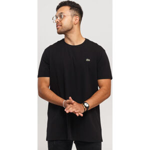 Tričko s krátkym rukávom LACOSTE Base T-shirt čierne