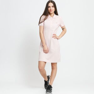 Šaty LACOSTE Piqué Polo Dress ružový