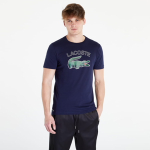 Tričko s krátkym rukávom LACOSTE Tee-shirt & turtle neck shirt Navy Blue