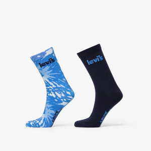 Ponožky Levi's ® 2-Pack Owl Tie Dye Socks Set tyrkysové
