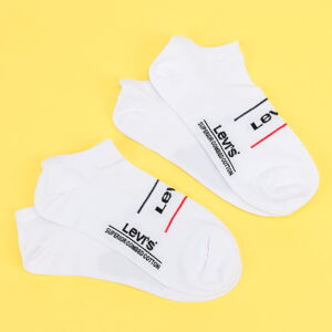 Ponožky Levi's ® 2Pack Low Cut Sport Socks biele / čierne