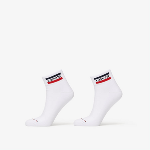 Ponožky Levi's ® Mid Cut 2-Pack Socks biele