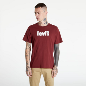 Tričko s krátkym rukávom Levi's ® Relaxed Fit Tee vínové