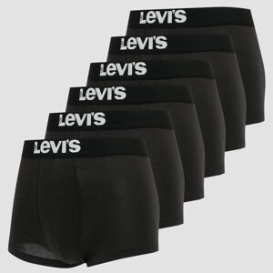 Levi's ® Solid Basic Trunk 6Pack čierne