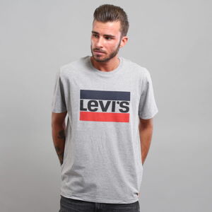 Tričko s krátkym rukávom Levi's ® Sportawear Logo Graphic 84 melange šedé