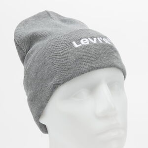 Zimná čiapka Levi's ® Wordmark Beanie melange šedý