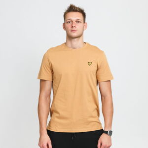Tričko s krátkym rukávom Lyle & Scott Plain T-shirt svetlohnedé