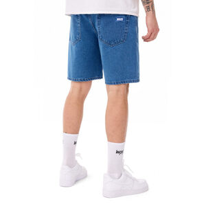Mass Denim Box Jeans Shorts relax fit blue - W 38