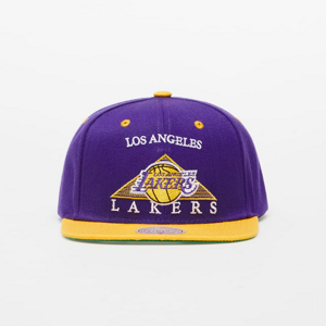 Snapback Mitchell & Ness Monument Lakers Snapback Fialová/Žltá