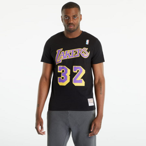 Tričko s krátkym rukávom Mitchell & Ness NBA N&N Tee Lakers  Magic Johnson Black/ Black