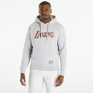 Mikina Mitchell & Ness NBA Team Logo Hoody Lakers Grey Marl