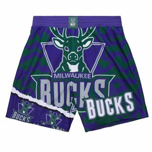 Mitchell & Ness shorts Milwaukee Bucks Lakers Jumbotron 2.0 Submimated Mesh Shorts purple - 2XL