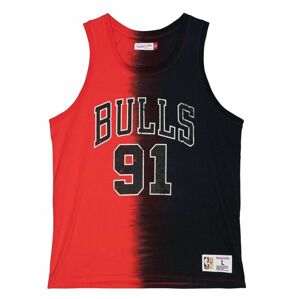 Mitchell & Ness tank top Chicago Bulls Tie Dye Cotton N&M Tank red/black - S