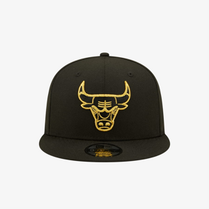 Snapback New Era Chicago Bulls Metallic Logo Black 9FIFTY Cap