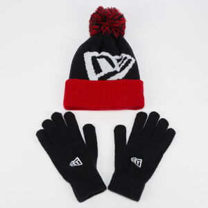 Zimná čiapka New Era Kids Glove Knit Kit navy / červený