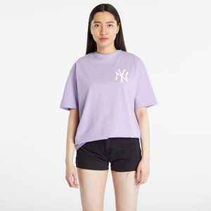 Tričko s krátkym rukávom New Era New York Yankees MLB League Essential Oversized T-Shirt UNISEX Purple