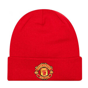 Zimná čapica New Era Manchester United Essential Cuff Knit Red - UNI